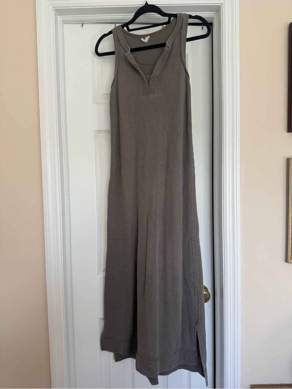 Sleeveless Taupe Maxi Dress - Casual Everyday Style